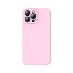 Baseus - Fall Liquid Gel für iPhone 13 Pro, rosa