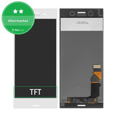 Sony Xperia XZ Premium Dual G8142 - LCD Display + Touchscreen Front Glas (Luminous Chrome) TFT