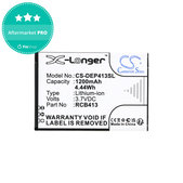 Akku Batterie für Doro Primo 406, 413, 414, 1200mAh, Li-Ion, 3.7 V, RCB413, HQ