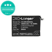 Akku Batterie für Xiaomi Redmi 9 M2004J19G, 4800mAh, Li-Pol, 3.85 V, BN54, HQ