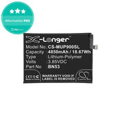 Akku Batterie für Xiaomi Redmi Note 9 Pro, 4850mAh, Li-Pol, 3.85 V, BN53, HQ