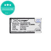 Akku Batterie für Microsoft Lumia 640, 2600mAh, Li-Ion, 3.8 V, BV-T5C, HQ
