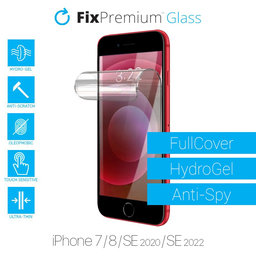 FixPremium HydroGel Anti-Spy - Displayschutzfolie für iPhone 6, 6s, 7, 8, SE 2020 und SE 2022