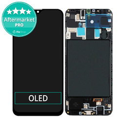Samsung Galaxy A20 A205F - LCD Display + Touchscreen Front Glas + Rahmen OLED