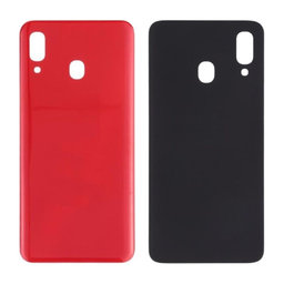 Samsung Galaxy A20 A205F - Akkudeckel (Red)