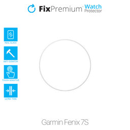 FixPremium Watch Protector - Gehärtetes Glas für Garmin Fenix 7S