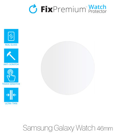 FixPremium Watch Protector - Gehärtetes Glas für Samsung Galaxy Watch 46mm