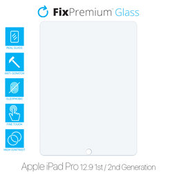 FixPremium Glass - Gehärtetes Glas für Apple iPad Pro 12.9" (1st Gen 2015, 2nd Gen 2017)