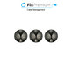 FixPremium - Kabelorganisator - Kabelhalter - 3er Set, schwarz