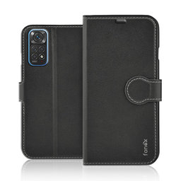 Fonex - Fall Book Identity für Xiaomi Redmi Note 11 und 11S, schwarz