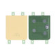 Samsung Galaxy Z Flip 4 F721B - Akkudeckel B/G (Yellow) - GH82-29654G Genuine Service Pack