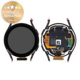 Samsung Galaxy Watch 5 40mm R900 - LCD Display + Touchscreen Front Glas + Rahmen (Graphite) - GH82-30040A Genuine Service Pack