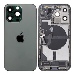 Apple iPhone 13 Pro - Hinteres Gehäuse mit Kleinteilen (Alpine Green)