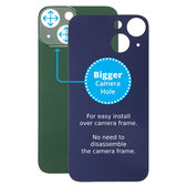 Apple iPhone 13 Mini - Hinteres Gehäuseglas mit größerem Kameraloch (Green)