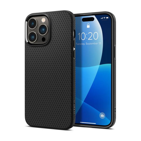 Spigen - Hülle Liquid Air für iPhone 14 Pro, schwarz