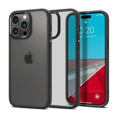 Spigen - Fall Ultra Hybrid für iPhone 14 Pro, Frost Black