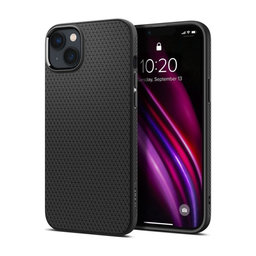 Spigen - Hülle Liquid Air für iPhone 14, schwarz