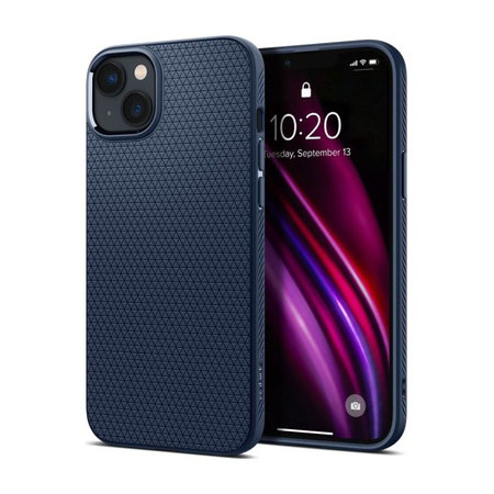 Spigen - Fall Liquid Air für iPhone 14, blau