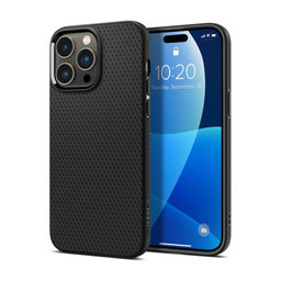 Spigen - Hülle Liquid Air für iPhone 14 Pro Max, schwarz