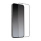 SBS - Gehärtetes Glas Full Cover für iPhone 14 Pro, schwarz