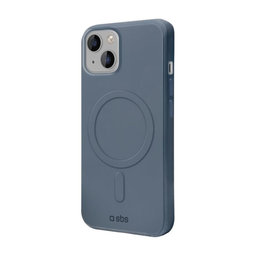 SBS - Fall Smooth Mag mit MagSafe für iPhone 14 Plus, blau