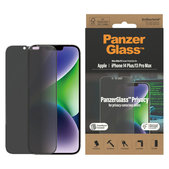 Schutzglas UWF Privacy AB mit Applikator für iPhone 14 Plus/13 Pro Max, Schwarz, PanzerGlass