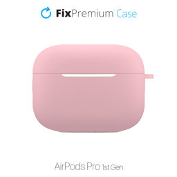 FixPremium - Silikonhülle für AirPods Pro, rosa