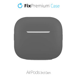 FixPremium - Silikonhülle für AirPods 3, space grey