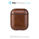 FixPremium - Etui aus Kunstleder für AirPods 1 und 2, braun