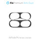 FixPremium - Staubaufkleber für AirPods Pro, schwarz