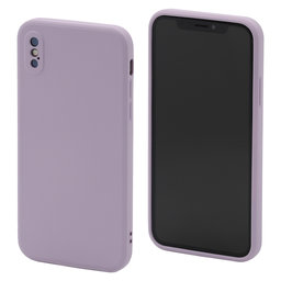 FixPremium - Silikonhülle für iPhone X und XS, violett