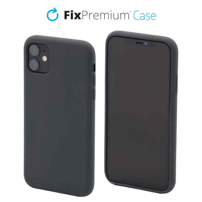 FixPremium - Silikonhülle für iPhone 11, space grey