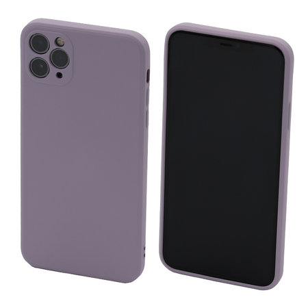 FixPremium - Silikonhülle für iPhone 11 Pro Max, violett