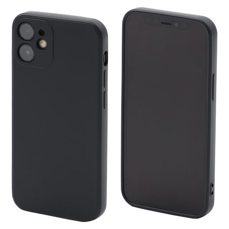 FixPremium - Silikonhülle für iPhone 12 mini, schwarz