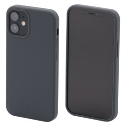 FixPremium - Silikonhülle für iPhone 12 mini, space grey