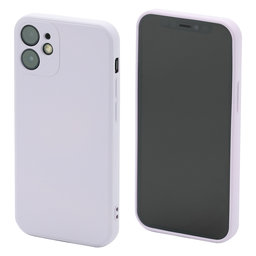 FixPremium - Silikonhülle für iPhone 12 mini, violett