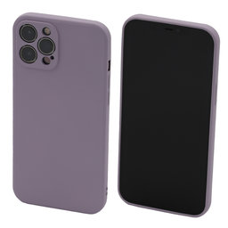 FixPremium - Silikonhülle für iPhone 12 Pro Max, violett