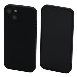 FixPremium - Silikonhülle für iPhone 13, schwarz
