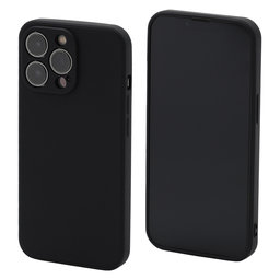 FixPremium - Silikonhülle für iPhone 13 Pro, schwarz