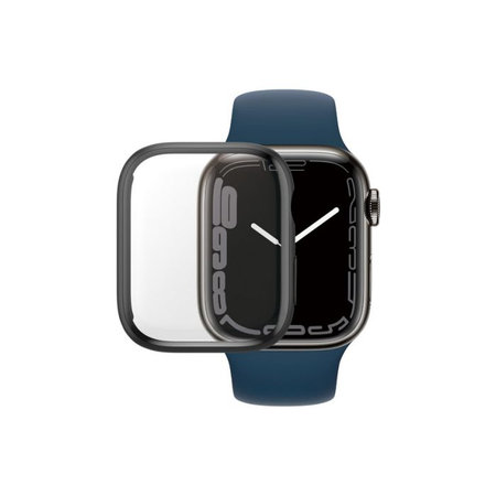 PanzerGlass - Gehärtetes Glas Full Body AB für Apple Watch 7, 8 und 9 45mm, schwarz