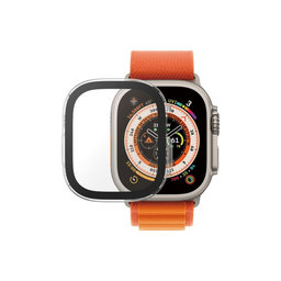 PanzerGlass - Gehärtetes Glas Full Body AB für Apple Watch Ultra 1st Gen und 2nd Gen (49mm), transparent