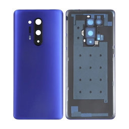 OnePlus 8 Pro - Akkudeckel + Rückfahrkameraglas (Ultramarine Blue)