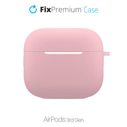 FixPremium - Silikonhülle für AirPods 3, rosa