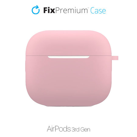 FixPremium - Silikonhülle für AirPods 3, rosa