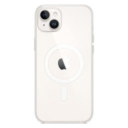 FixPremium - Silikonhülle mit MagSafe für iPhone 14 Plus, transparent