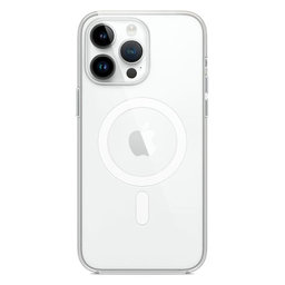 FixPremium - Silikonhülle mit MagSafe für iPhone 14 Pro Max, transparent