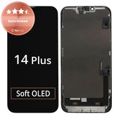 Display für iPhone 14 Plus, Touchscreen-Glas mit Rahmen, Refurbished