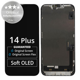 Apple iPhone 14 Plus - LCD Display + Touchscreen Front Glas + Rahmen Original Refurbished PRO