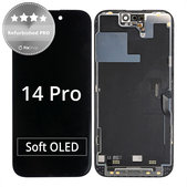 Display für iPhone 14 Pro, Touchscreen-Glas mit Rahmen, Refurbished PRO