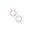 Apple iPhone 14, 14 Plus - Rückfahrkamera Schieberahmen (Purple) - 2Stk